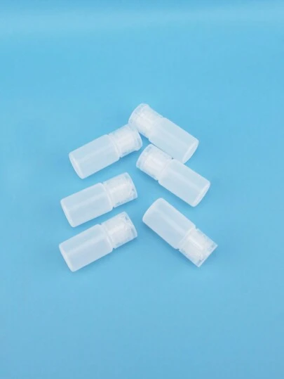 6pcs 10ml Squeezable Flip Cap Travel Bottles, Semi-Transparent Plastic Leakproof Containers, Suitable For Dispensing Emulsion, Hand Sanitizer And Other Liquids