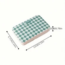 1 pieza, Esponja de limpieza, Cepillo para lavar platos, Estropajo para ollas, Paños de microfibra para platos, Almohadillas de limpieza, Herramientas de limpieza, Accesorios de cocina, Gadgets de cocina, Artículos de limpieza - Gris - Ver 3