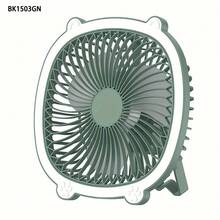 Mini Table Lamp Night Light Handheld USB Fan Portable Desktop Hanging Fan With USB Rechargeable Light(Random Ear Delivery) Vintage Television Pattern Fan Night Light - Multicolor Fan - View 14