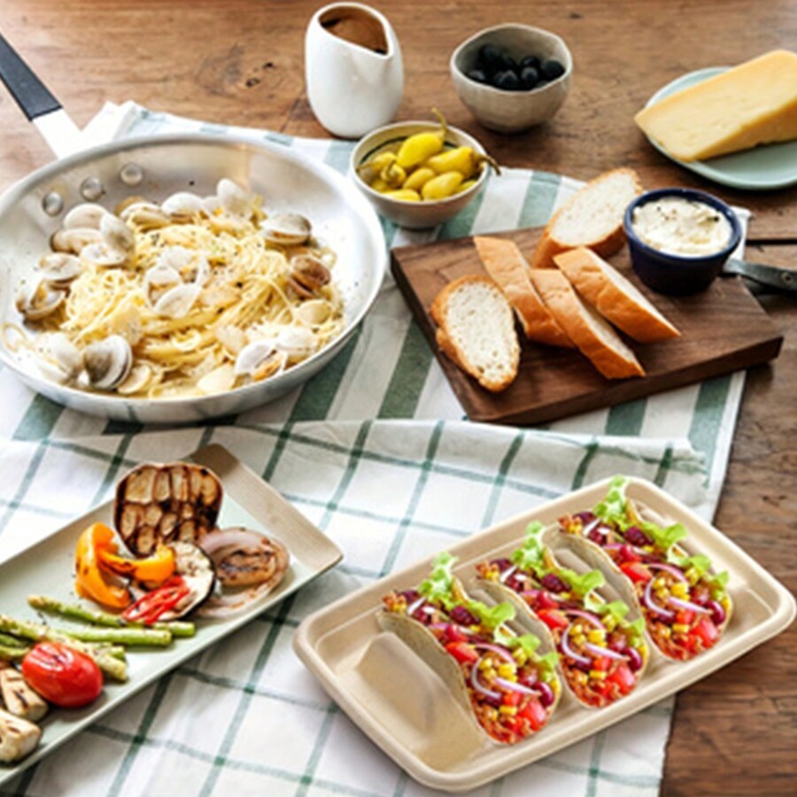 10/50 Pcs Disposable Taco Holder Taco Box Taco Packing Box, Premium