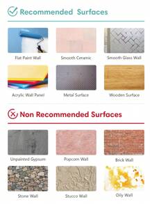 COMMOMY 3D Faux Stone Tile Stickers, Peel And Stick Tile Backsplash, Living Room Wall Stickers, Easy DIY 3D Wall Panel, Water And Mold Resistant, 30x30cm - Multicolor - View 10