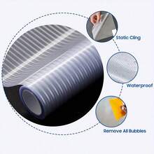 Self-Adhesive Frosted Glass Sticker For Office Window Privacy Protection, Non-Adhesive Light-Transmitting Opaque Glass Film - Multicolor - View 9