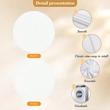 Circular Background Bracket Cloth Cover, Wedding Party Background, Birthday Backdrop ,Party Photography Props