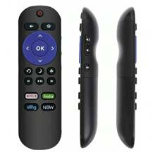 New Replacement Remote Fit For Sharp ROKU TV LC-24LB601U LC-40LB601U LC-50LB601U With Ne Tflix Hulu Now Sling App Keys - màu đen - Xem 2