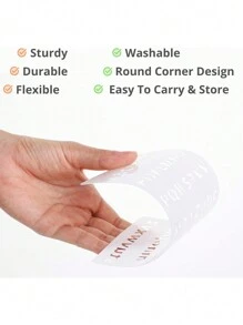 Letter Stencils, 12 Packs, 4 X 7 Inch, Alphabet Stencils, Letter Stencil, Lettering Alphabet Stencil, Stencils, Stencils Letters And Numbers, Lettering Stencils, Bullet Journaling Stencils - White - View 2