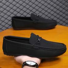 1 Pair Casual Slip-On Men's Canvas Shoes, Classic Old Beijing Style, Versatile (Run Small, Order 1 Size Up)