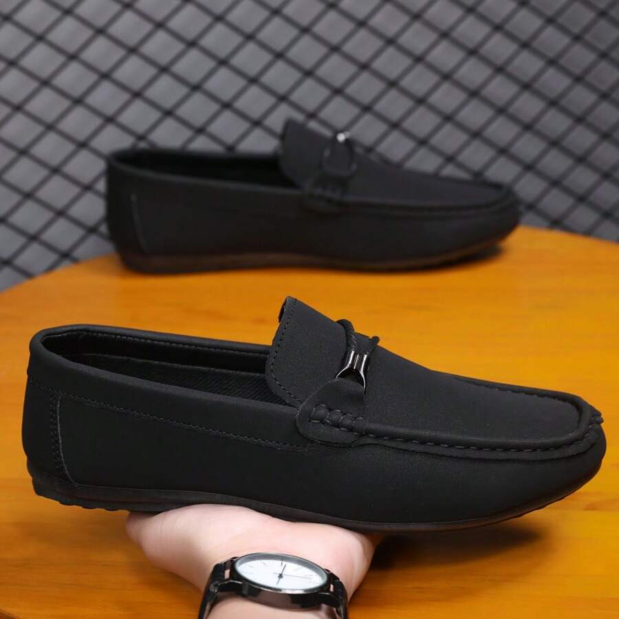 1 Pair Casual Slip-On Men's Canvas Shoes, Classic Old Beijing Style, Versatile (Run Small, Order 1 Size Up)