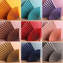 Abanico plegable rosa Fondos de fotografía para estudio fotográfico Accesorios de fondo para alimentos monocromático Fondos para fotografía - Rosa - Ver 2