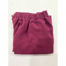 Plus Size Pants - Maroon - View 2