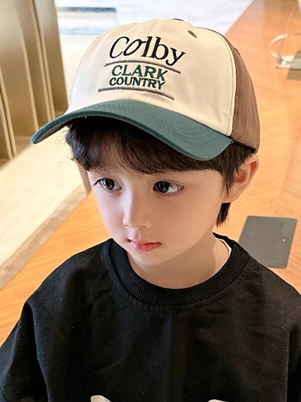 1pc Fashionable Boys' Casual Sports Style Baseball Cap For Kids, Suitable For Outdoor And Daily Use