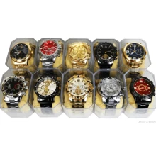 Men Quartz Watches - 杏色 - 查看 4