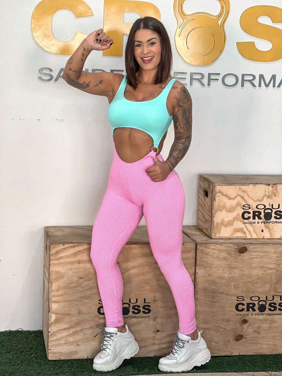 Women Sports Jumpsuits - Celeste - Ver 1