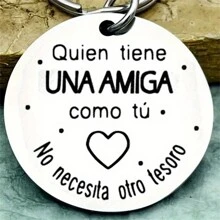 Llavero de Mejores Amigos Regalos de Amistad - Plateado - Ver 5