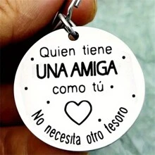 Llavero de Mejores Amigos Regalos de Amistad - Plateado - Ver 6