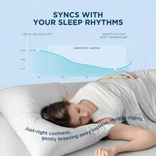 Cooling Pillow Cases Queen Size Set Of 2, Cool Pillowcases For Hot Sleepers And Night Sweats, Silky Soft & Breathable Cold Pillow Covers With Hidden Zipper, Grey, 20x30 Inches - Xám - Xem 6