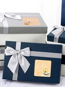 500 piezas/rollo Pegatinas con dibujos de agradecimiento - Multicolor - Ver 6