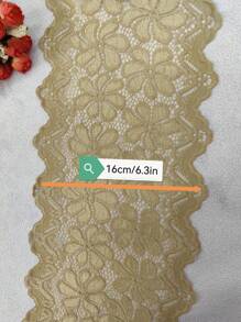 100cm/1 pezzo Bordo di pizzo elasticizzato, traspirante e delicato sulla pelle, adatto per abbigliamento, colletti di abiti, polsini, orli di gonne, abiti da sposa, gonne, scarpe, cappelli, biancheria da letto, decorazioni, articoli per la casa, accessori per capelli, fai da te e altro ancora