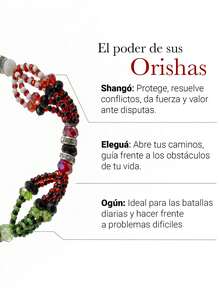 Pulsera De Los Orishas Siete Potencias - Protección y Conexión Espiritual - Multicolor - Ver 3