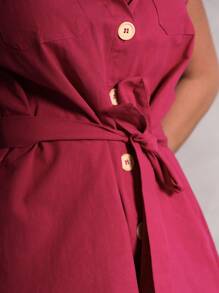 Women Jumpsuits - Rosa Roja - Ver 4