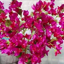 2pcs Artificial Flowers Bougainvillea Branches Faux Floral Stems Long Plant Branches For Party, Wedding Centerpieces Home Garden Wall Decoration, Valentine Day, Gift Gifts Birthday Graduation