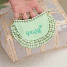 1 chiếc yếm thú cưng bằng vải dệt kẻ sọc với thiết kế mỏng, thích hợp cho chó và mèo cỡ vừa và nhỏ, trang trí và chức năng - màu xanh lá - Xem 14