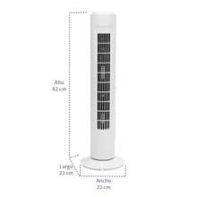 Ventilador torre iusa 29" 42w 3vel - Blanco - Ver 6