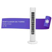 Ventilador torre iusa 29" 42w 3vel - Blanco - Ver 4