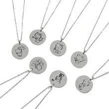 1pc Minimalist Personalized Hello Kitty Stainless Steel Pendant Necklace, Suitable For Daily Wear - KT Necklace - View 7