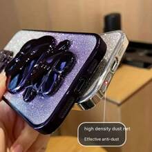 1pc Folding Rabbit Mirror Bracket Case For IPhone 16 12 13 15 14 11 Pro Max 13pro 15pro Iphone16 Plus Stand Cover