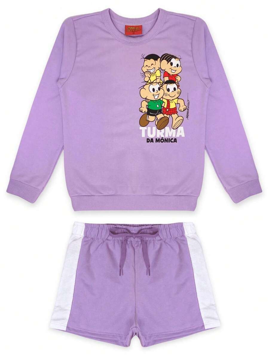 Young Girls Sets - Màu tím - Xem 1