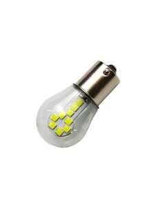 Par Lâmpada Led Cob 1 Polo Filamento Vidro Lanterna Freio - Branco - Visão 2
