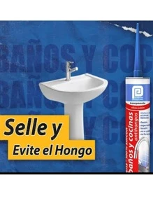 Silicon Para Baños y Cocinas Pennsylvania - Transparente - Ver 2