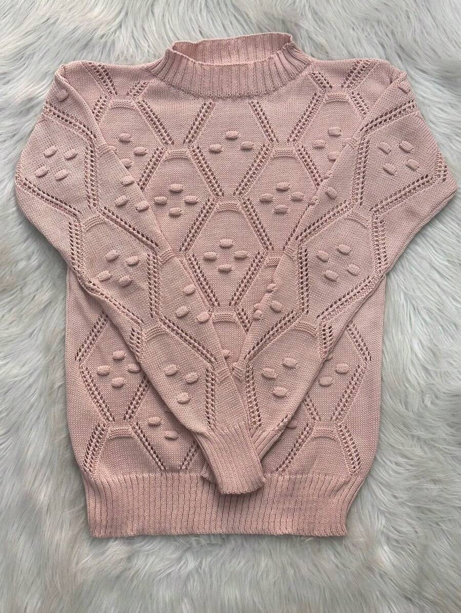 Women Sweaters - 淺粉色 - 查看 1