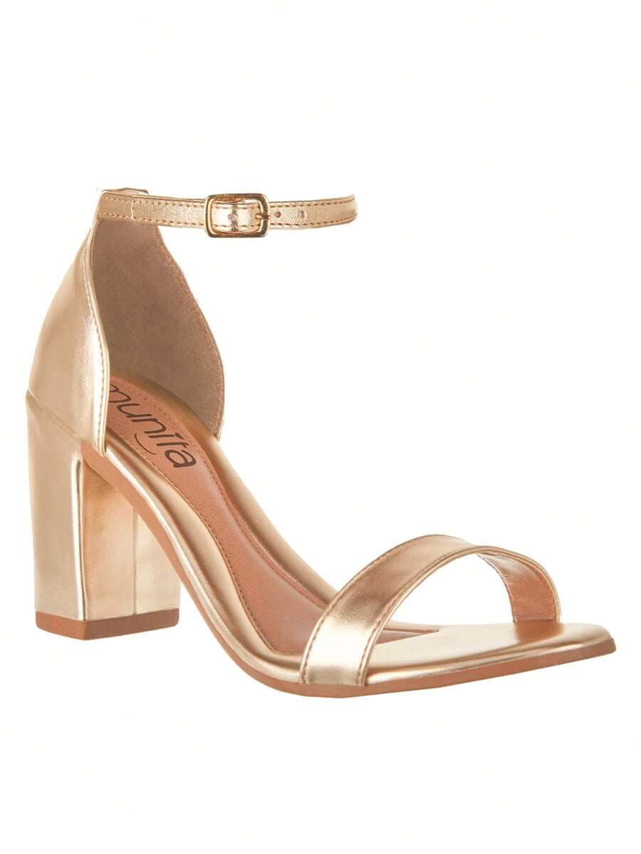 Munita Women Heeled Sandals - Gold - View 1