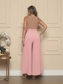 Women Pants - Baby Pink - View 2