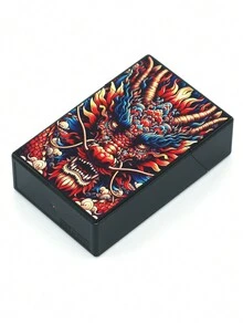 1 Hộp Đựng Thuốc Lá Bằng Nhựa Hoa Văn Thời Trang & Tinh Tế Với Dung Tích 21 Chiếc, Hộp Đựng Thuốc Lá Chống Ẩm & Chống Thấm Nước, Thích Hợp Để Sử Dụng Hàng Ngày Và Mang Theo Ngoài Trời - Nhiều màu - Xem 10