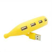 Hub USB con forma de banana, adaptador multi-puertos, ¡trae diversión a la vida! - vistoso - Ver 4