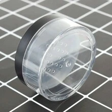 1PC Plastic Empty Loose Powder Jar Makeup Puff Box Sifter Container Cosmetic Pot Portable Loose Powder Box Refillable Pot - Multicolor - View 5