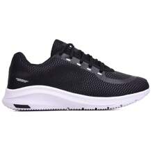 Men Road Running Shoes - 黑與白 - 查看 1