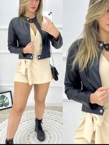 Women Jackets - màu đen - Xem 2