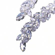 New Models 1pc Silver-Tone Bracelet For Women, Palm Cuff Style Fashion Accessory For Wedding & Party Elegant Tiaras Valentine's Day Accessories