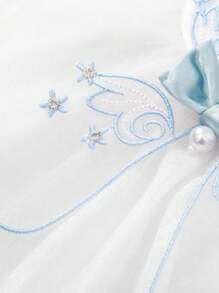 mini bala Vestido de verano para niñas estilo Hanfu chino, vestido de princesa de alta gama para regalo de un año de edad