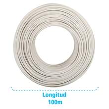 IUSA GROUP Cable de Cobre Calibre 12 AWG Blanco 100 m THHW-LS 600V para Instalación Residencial e Industrial en Ductos y Conduit, IUSA - Blanco - Ver 5