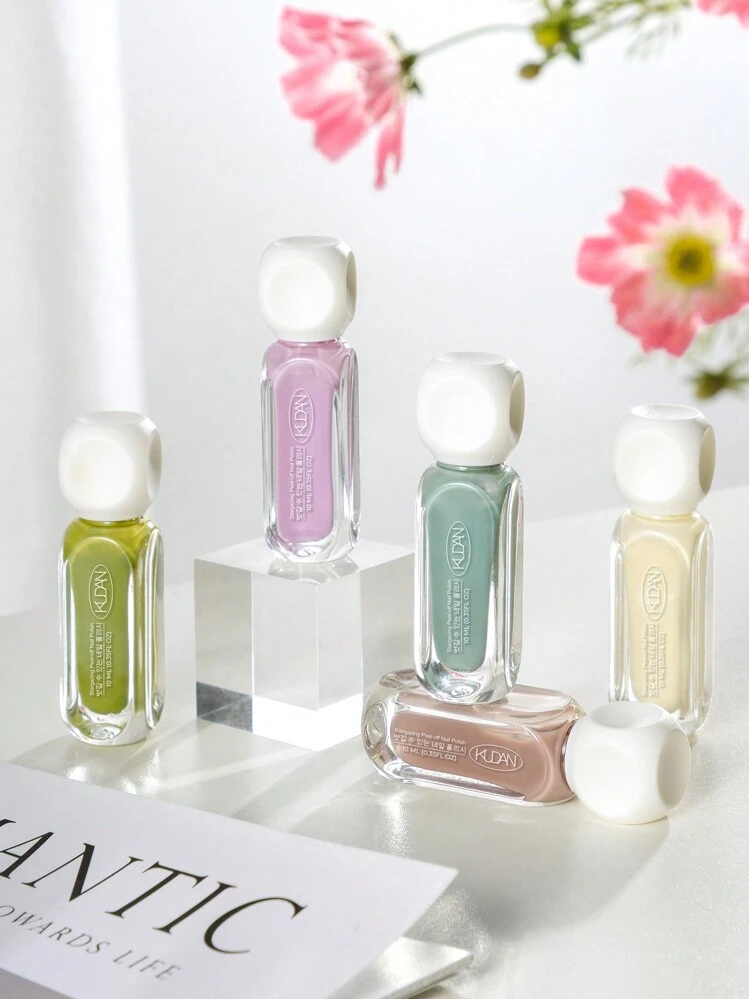 2026 جديد 10مل طلاء أظافر قابل للإزالة على أساس الماء، لون أرجواني-أحمر متوسط، طويل الأمد وسريع الجفاف، طلاء أظافر على أساس الماء مبيض وصحي - مناسب للربيع/الصيف - للنساء والفتيات - أحمر بنفسجي - مشاهدة 8