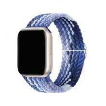 Correas ajustables y elásticas trenzadas compatibles con la banda del Apple Watch de 38 mm, 40 mm, 41 mm, 42 mm, 44 mm, 45 mm, 46 mm, 49 mm para mujeres y hombres, brazaletes elásticos de nylon para deporte para Series Ultra 3/2/1, 10, 9, 8, 7, 6, 5, 4, 3, 2, 1, SE como regalo para estudiantes que regresan a la escuela