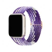 Correas ajustables y elásticas trenzadas compatibles con la banda del Apple Watch de 38 mm, 40 mm, 41 mm, 42 mm, 44 mm, 45 mm, 46 mm, 49 mm para mujeres y hombres, brazaletes elásticos de nylon para deporte para Series Ultra 3/2/1, 10, 9, 8, 7, 6, 5, 4, 3, 2, 1, SE como regalo para estudiantes que regresan a la escuela