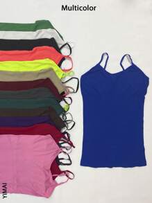 Kit de 14 pzas de blusas de tirantes para dama, unitalla, multicolor - Multicolor - Ver 3