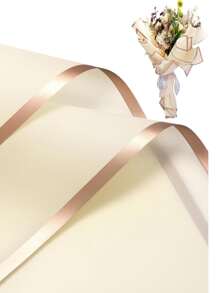 Papel De Envoltura Regalos Craft Empaque 20 Hojas 58*58cm - Amarillo - Ver 2