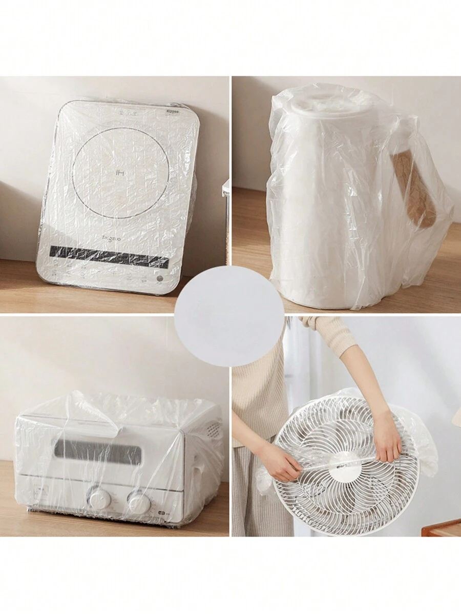 10 Pcs Appliance Protection Cover, AntiDust Rainproof Waterproof Microwave Oven Rice Cooker