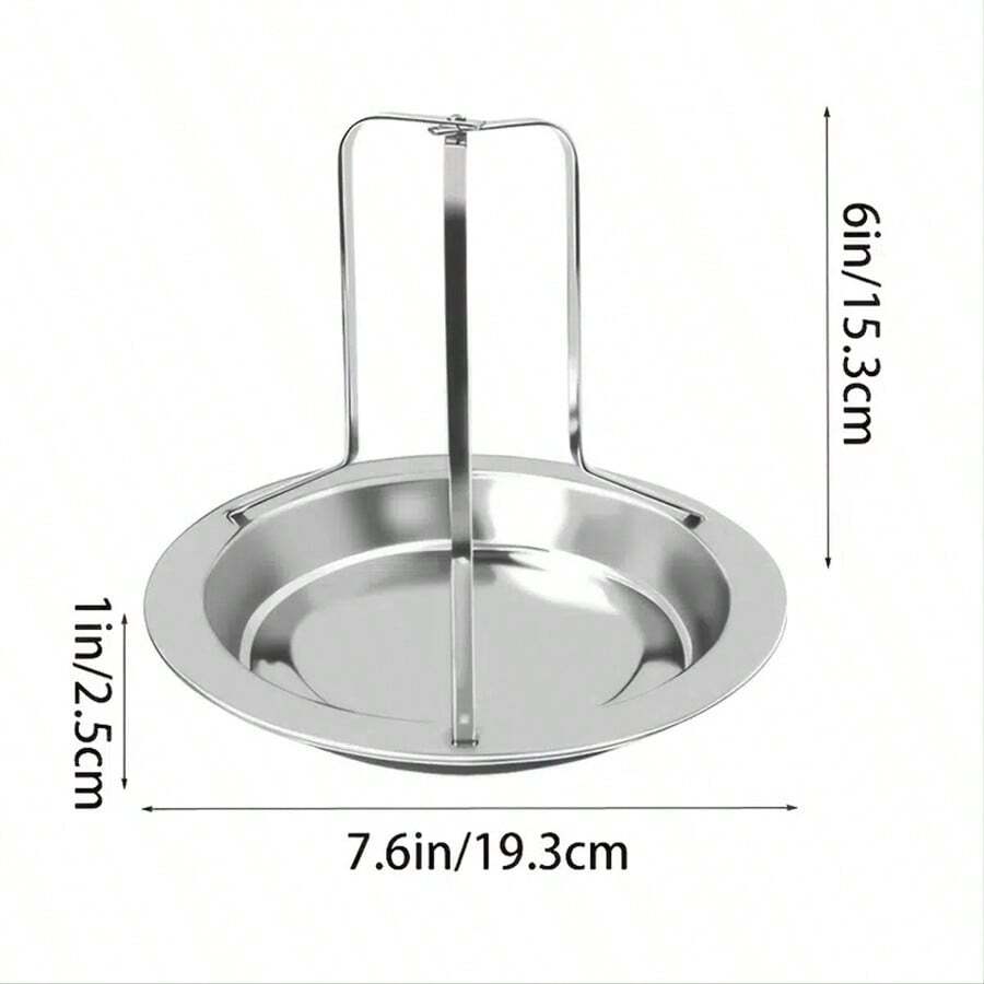 Stainless Steel Round Roasting Pan Versatile & EasyClean For